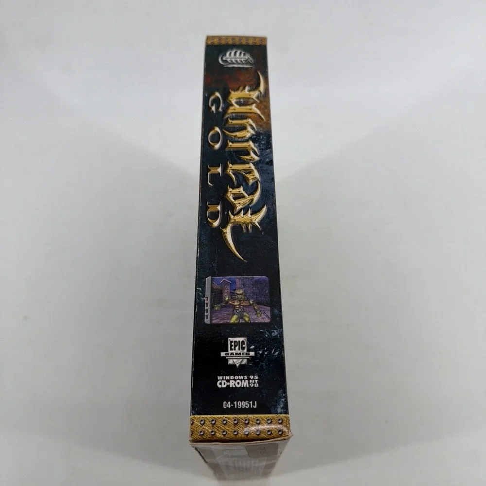 RARE Unreal Gold Big Box PC CD-ROM 1998 Epic Games